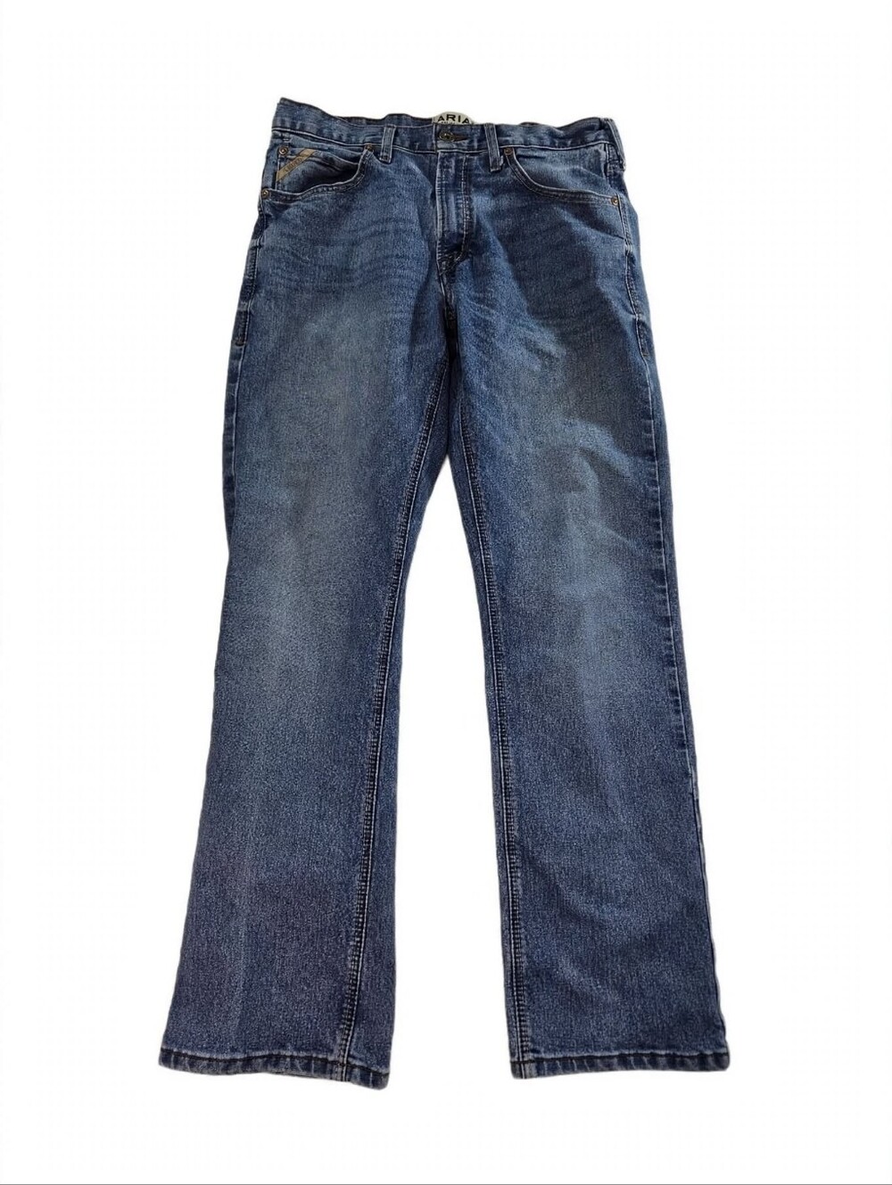 Ariat M5 Straight Fit Jeans Mens 33x32 Skyland Wash